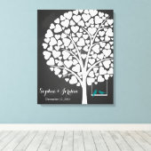 Mariage alternatif livre d'or coeur turquoise (Insitu (Plancher de Bois))