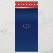 Mariage américain patriotique - Menu (Dos)