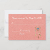 Mariage amérindien RSVP (Dos)