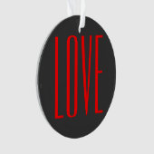 Mariage Amour Rouge Fond Gris Tendance (devant)