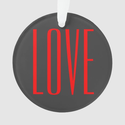 Mariage Amour Rouge Fond Gris Tendance (devant)