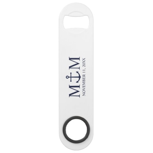 Mariage Ancre bleu marine (Devant)