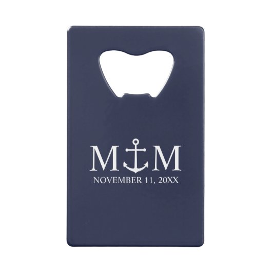 Mariage Ancre bleu marine (Devant)