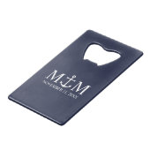 Mariage Ancre bleu marine (Devant Angle)