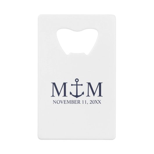 Mariage Ancre bleu marine (Devant)