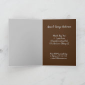 Mariage anniversaire argent invitation 25e invitat (Intérieur)