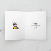 Mariage Anniversaire Humour Carte de voeux (Intérieur)