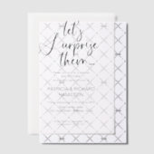 Mariage Anniversaire Invitations à la fête surpris (Décalage (Invitation))