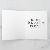 MARIAGE ANNIVERSAIRE LION COUPLE GRANDE CARTE POUR (Intérieur)