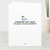 MARIAGE ANNIVERSAIRE LION COUPLE GRANDE CARTE POUR (Dos)