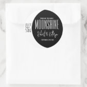 Mariage / Anniversaire Moonshine Étiquette (Sac)