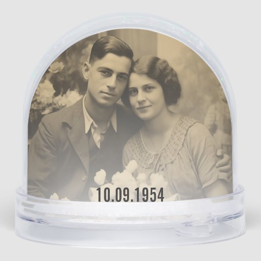Mariage Anniversaire personnalisé double photo (Arrière)