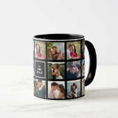 Mariage Anniversaire Photo Collage Cusom Mug (Devant droit)
