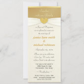 Mariage Announcents - invitations de réception (Dos)