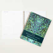 Mariage Aqua Vibrant Peacock (Devant avec enveloppe)