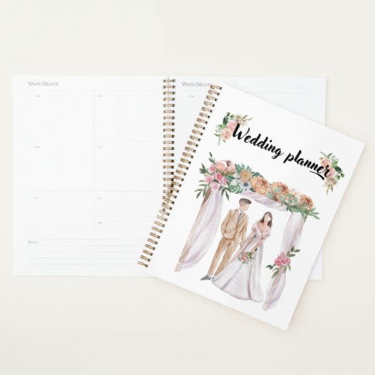 Mariage aquarelle adorable (Devant avec enveloppe)