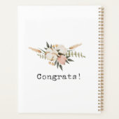 Mariage aquarelle adorable (Dos)