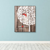 mariage arbre signature livre d'or oiseaux bois ro (Insitu (Plancher de Bois))