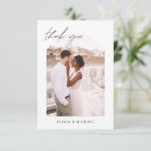 Mariage Arc Merci photo minimaliste romantique (Debout devant)