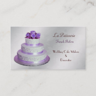 mariage argenté pâtissiers carte de visite