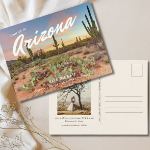 Mariage Arizona Enregistrer la date Carte postale