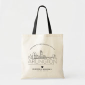 Mariage Arlington | Sac fourre-tout Skyline stylis (Devant)