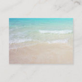Mariage Arrière - plan de plage Détails Carte de b (Dos)