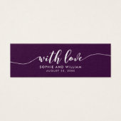 Mariage Arrière - plan modifiable avec amour (Devant)