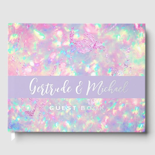 mariage arrière - plan opal violet (Recto)