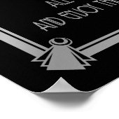 Mariage Art déco débranché GATSBY imprimé argent (Coin)