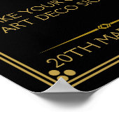 Mariage Art Déco Party CRÉER votre propre SIGNE (Coin)