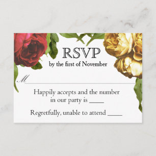 Mariage artistique floral RSVP