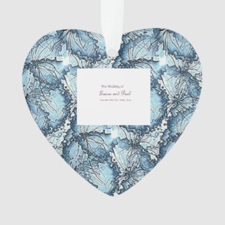 Mariage artistique Forme cardiaque Ornament