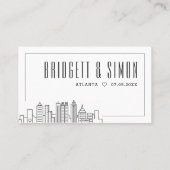 Mariage Atlanta | Placer les cartes avant et arriè (Dos)