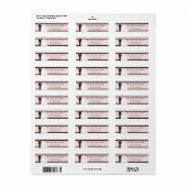 Mariage Attire Étiquettes de adresse personnalisés (Feuille entière)