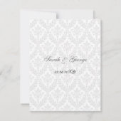 mariage au charbon de damé diamante RSVP (Dos)