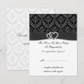 mariage au charbon de damé diamante RSVP (Devant / Derrière)