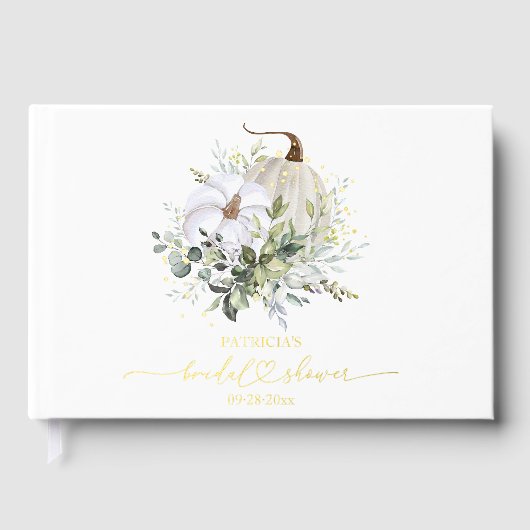 Mariage automnal citrouille verdure (Recto)