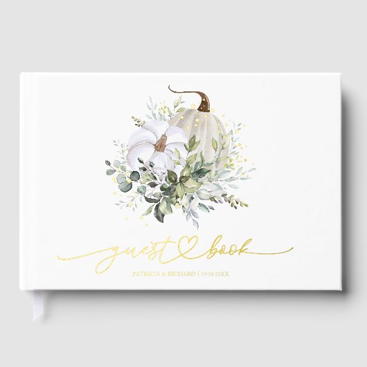 Mariage automnal citrouille verdure (Recto)