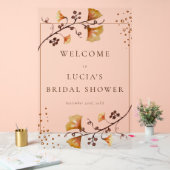 Mariage Automnal de Feuille Sèche Aquarelle (Mariage)