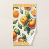 Mariage aux Feuilles d'Orange d'Agrumes à l'Aquare (Serviette à main)