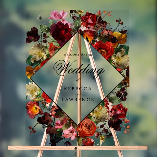 Mariage aux fleurs sombres et élégantes dans une a (Neutre)