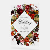 Mariage aux fleurs sombres et élégantes dans une a (Angle)