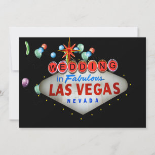 Mariage aux Invitations de Las Vegas