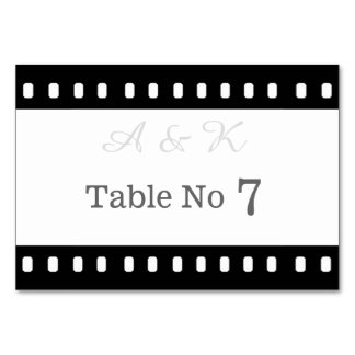 Mariage Avec Carte De Table À Thème Film Film