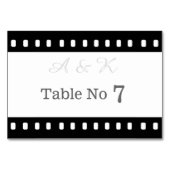 Mariage Avec Carte De Table À Thème Film Film (Dos)
