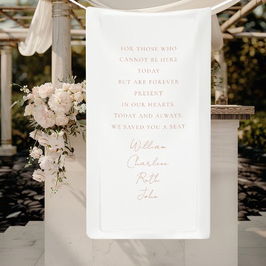 Mariage, Bannière commémorative, Élégant, Police d