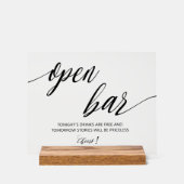 Mariage Bar Ouvert (Recto)