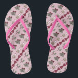 Mariage Bells Bride Rose Rose Flower Flip Flop<br><div class="desc">Illustration originale sur le thème du mariage d'une boutonnière rose, d'une paire de cloches mariages argentées, d'un bouquet nuptial et d'une cravate arc bordeaux. Designer est disponible pour créer et télécharger des designs personnalisés qui correspondent aux couleurs et aux thèmes de votre mariage. Cliquez sur "Demandez à ce concepteur" pour...</div>