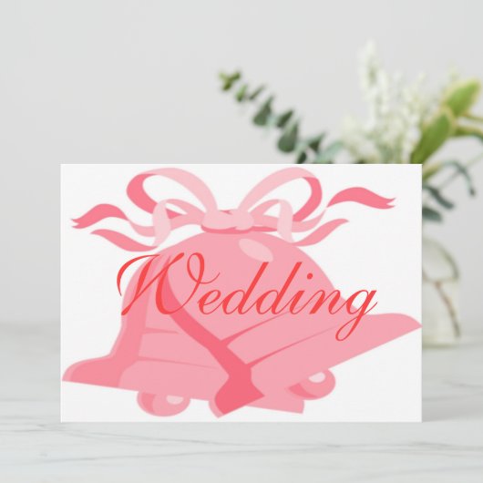 Mariage Bells Invitation (Debout devant)